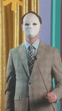 Mask Dead Eyes GIF by The Vibe is Right