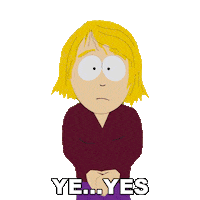 Linda Stotch Yes Sticker by South Park