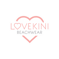 lovekini love heart summer bikini Sticker
