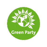 Green Party Votegreen Sticker by Green Party of England and Wales