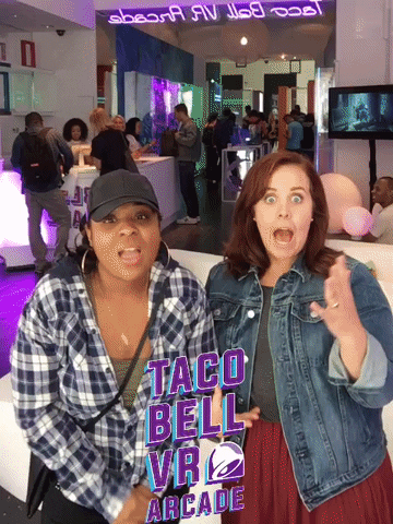 vrarcade GIF by Taco Bell VR Arcade