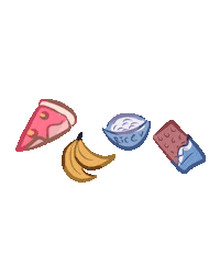 Hungry Pizza Sticker