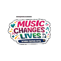 Music Education Love Sticker by International Society for Music Education