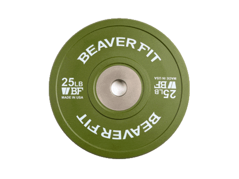 BeaverFitUSA giphyupload beaverfit bumperplates Sticker