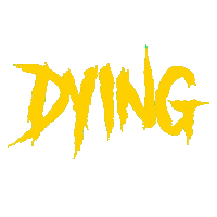 Dying dead death dying bohemian Sticker