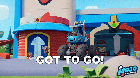 Bye Bye Goodbye GIF by Mojo Swoptops