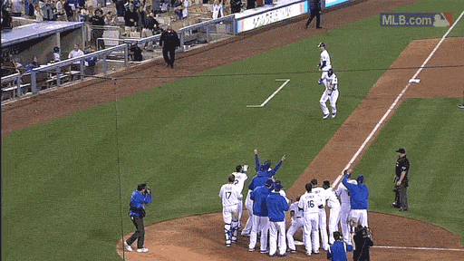 Los Angeles Dodgers Cooking GIF by MLB