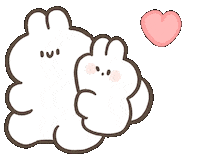Bunny Hug Sticker by ChuChu X BoBo