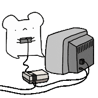 Playing Video Games Sticker by Kennysgifs