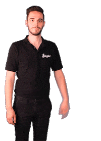 Fire Click Here Sticker by ZIEGLER - we provide security