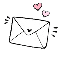 Post Hearts Sticker by DewyCreations