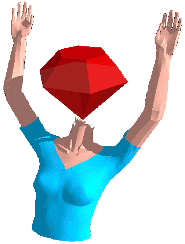 Blood Diamond Girl Sticker