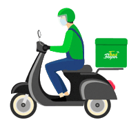 Freedelivery Sticker by FoodBeeper