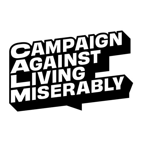 Campaign Against Living Miserably Sticker by CALM