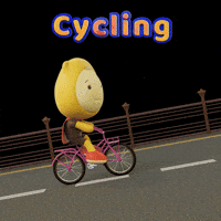 Cycling Pedalling GIF by Gumazing