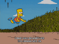 nervous bart simpson GIF