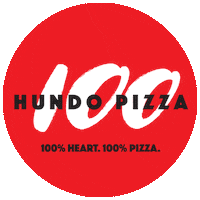 hundopizzaindia pizza yummy tasty 100 Sticker