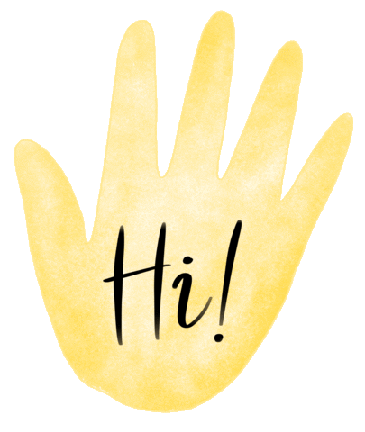 Its Me Hand Sticker