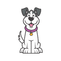 RawFeedersKitchen dog dog panting proudi Sticker
