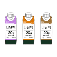 Protein Proteindrink Sticker by Thedanback