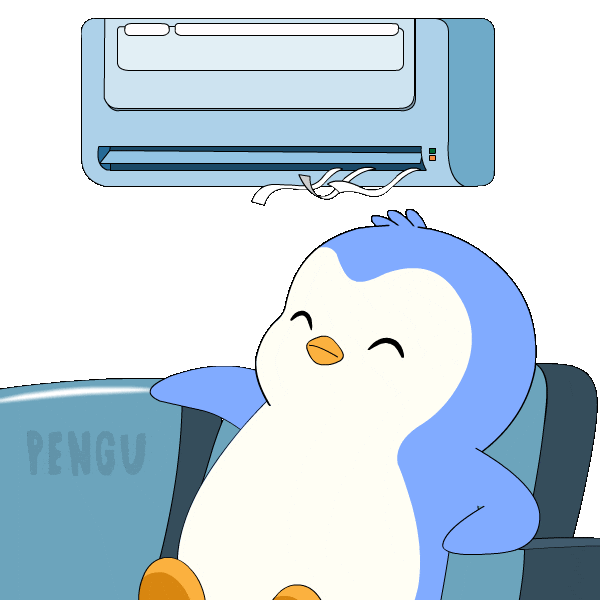Nervous Summer Sticker by Pudgy Penguins