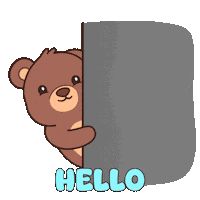 Happy Teddy Bear Sticker by BEARISH