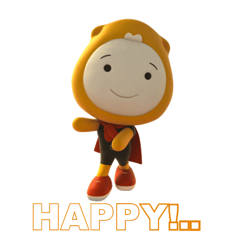Be Happy Sticker by Gumazing