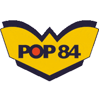 pop84official logo fashion new vintage Sticker