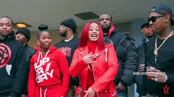cardi b red barz GIF by Worldstar Hip Hop
