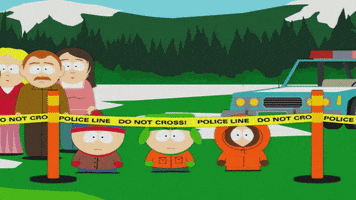 stan marsh police line GIF by South Park 