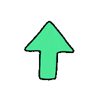 sapitamusic green like win arrow Sticker