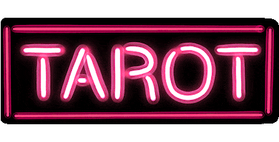 DuBlonde magic neon witch tarot Sticker
