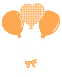 Party Orange Sticker