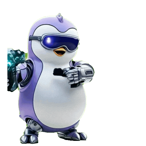 To The Moon Crypto Sticker by MechaPengu