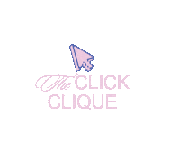 FIRSTHOUSE pink arrow purple click Sticker