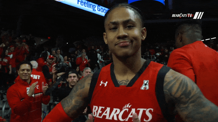 excited cincinnati bearcats GIF by University of Cincinnati Athletics