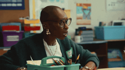 Shocked Cynthia Erivo GIF