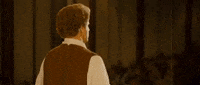 shocked turn around GIF