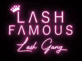 Lashfamous lashes eyelashes lashgang lash gang GIF