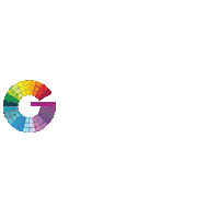 Logo Rainbow Sticker by Color Guru