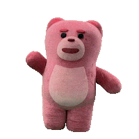 Pink Bear Sticker