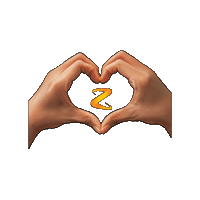 ZEnergyNewZealand z heart hands gith z energy Sticker