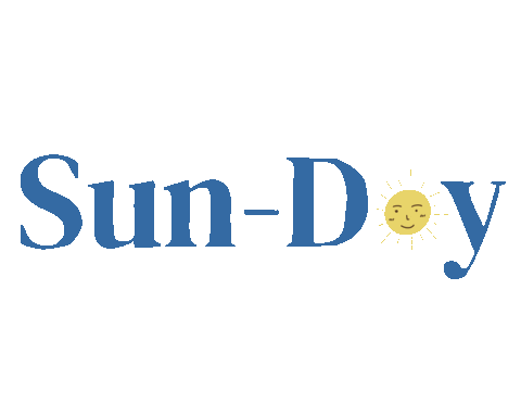 Happy Sunday Sun Sticker