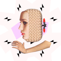 fashion face GIF by Chantal Caduff