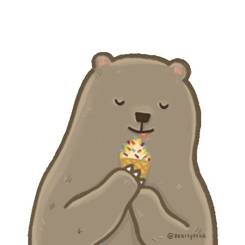 bearlyfehk giphyupload hot food summer Sticker