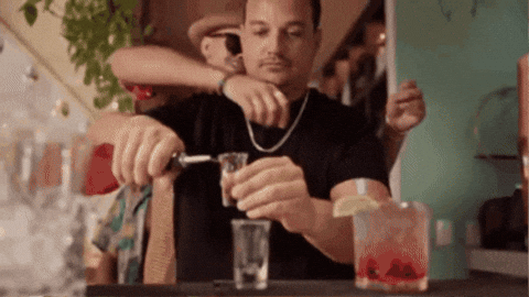 PKGD giphygifmaker bar tequila bartender GIF