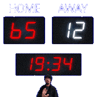 12 Away Sticker