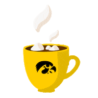 Hawkeyes Cocoa Sticker by University of Iowa
