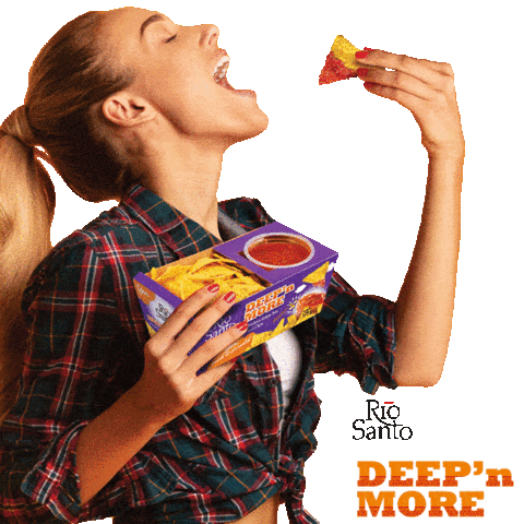RioSantoDeepnMore giphyupload taco salsa chips Sticker