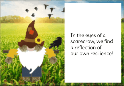 Gnome Scarecrow GIF